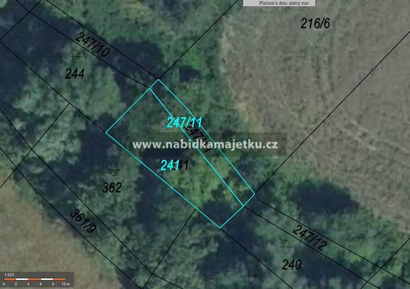 Soběsuky - pozemky pozemková parcela číslo: 241 a